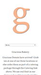Mobile Screenshot of graciousbakery.com